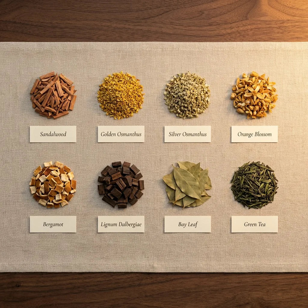Osmanthus Gold Bracelet Composition Chart