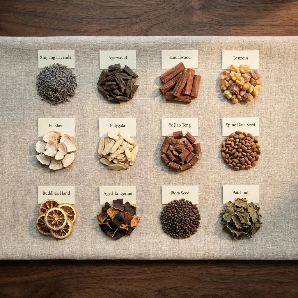 Nightfall composition - twelve botanicals for restful sleep